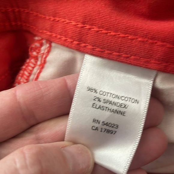 Banana Republic Orange Jean, Size 6 - Picture 7 of 7